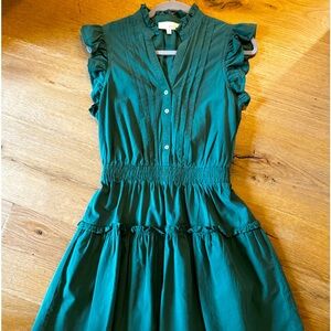 Pinch green dress